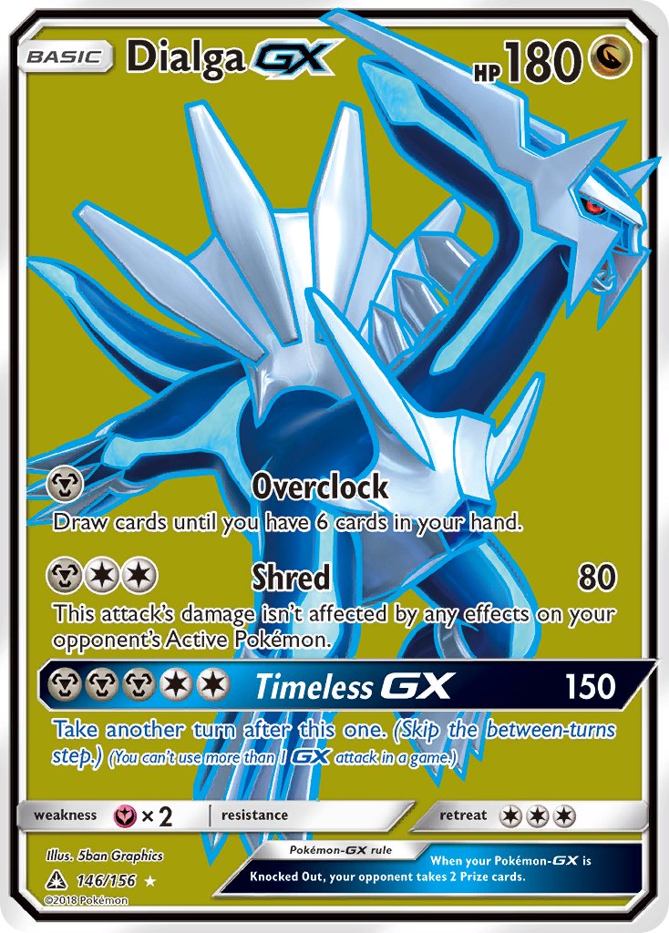 Dialga GX 146/156 Holo Ultra Rare GX - MissingNo.
