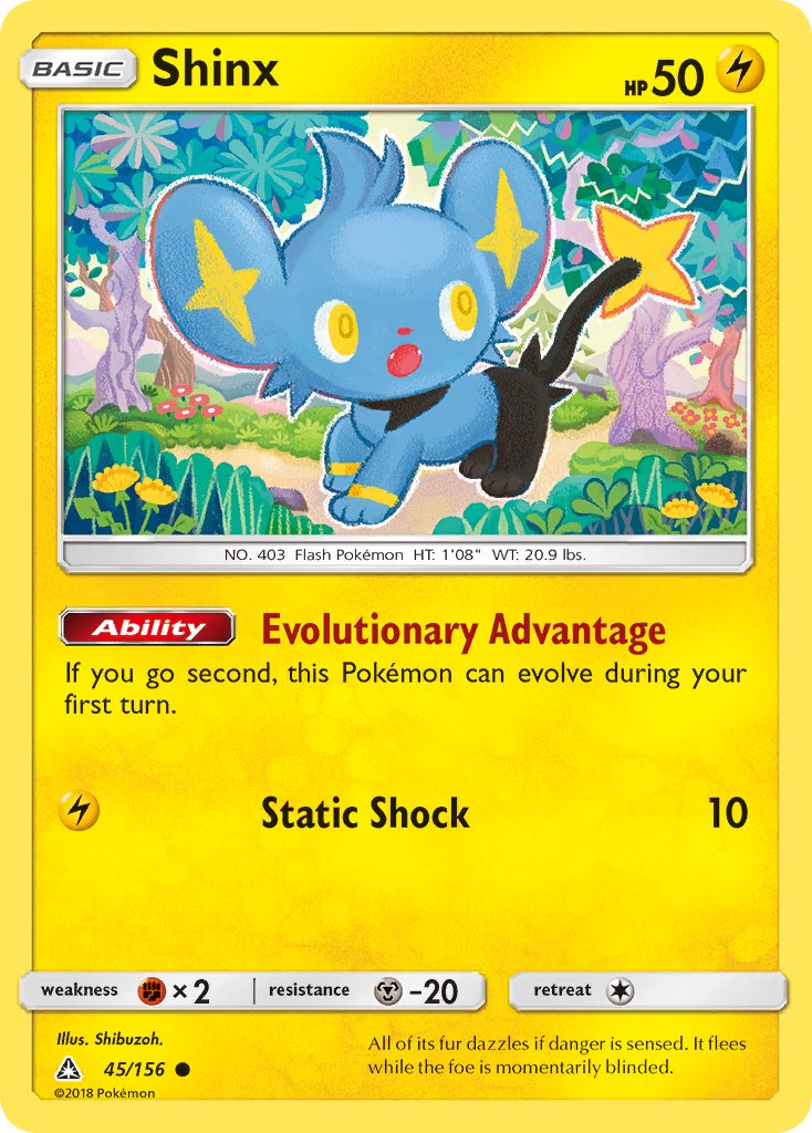 Shinx 45/156 Reverse Common - MissingNo.