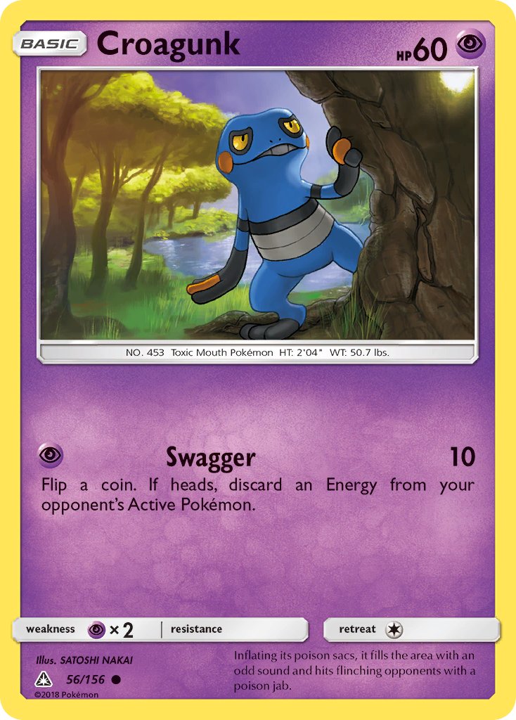 Croagunk 56/156 Reverse Common - MissingNo.