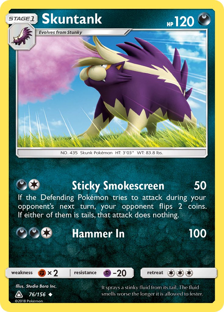 Skuntank 76/156 Reverse Uncommon - MissingNo.