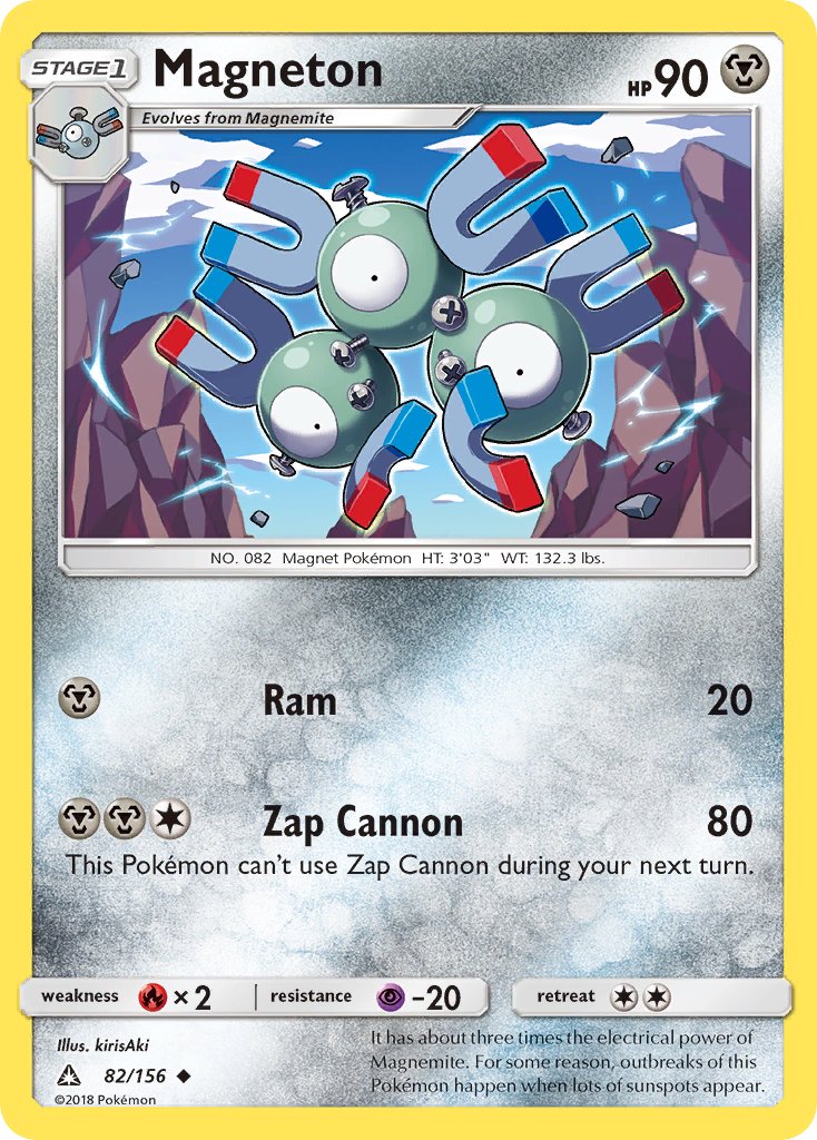 Magneton 82/156 Reverse Uncommon - MissingNo.