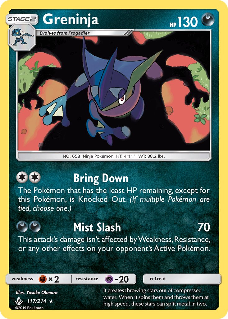Greninja 117/214 Reverse Rare