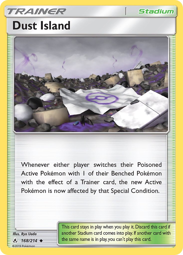 Dust Island 168/214 Reverse Uncommon - MissingNo.