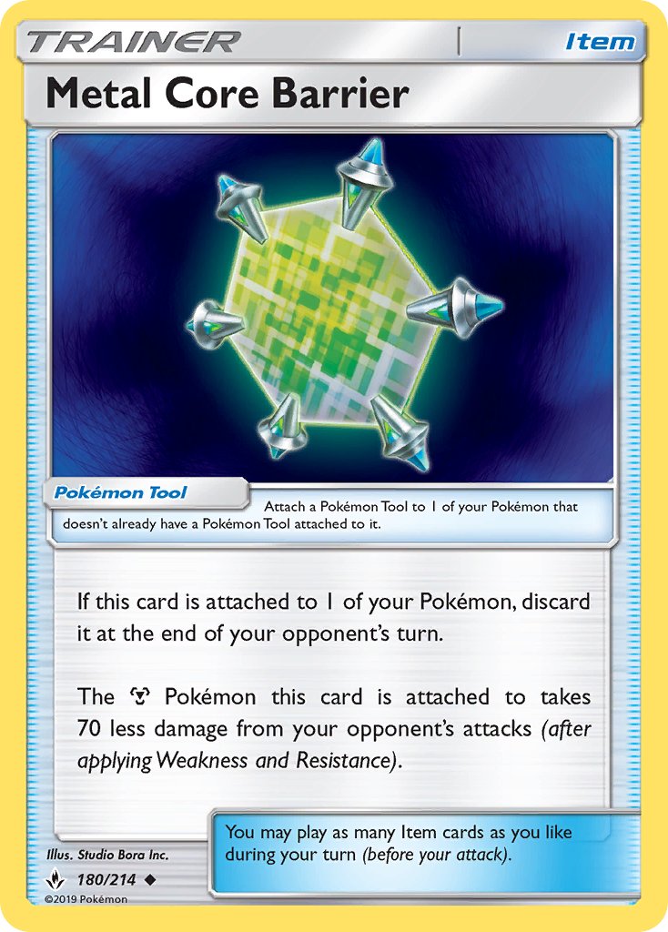 Metal Core Barrier 180/214 Reverse Uncommon - MissingNo.