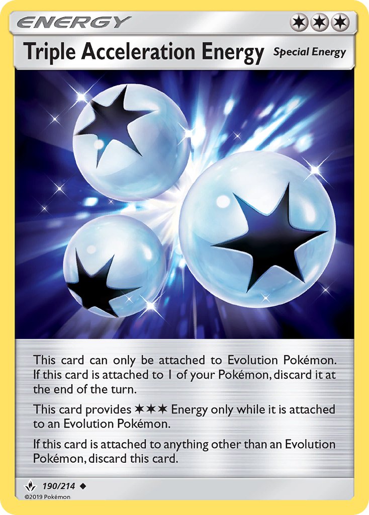 Triple Acceleration Energy 190/214 Uncommon - MissingNo.
