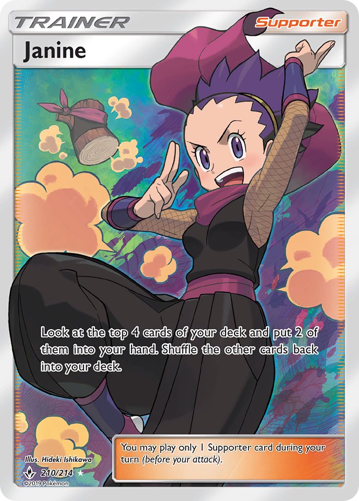 Janine 210/214 Holo Ultra Rare