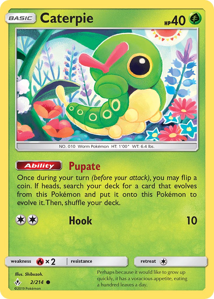Caterpie 2/214 Reverse Common - MissingNo.