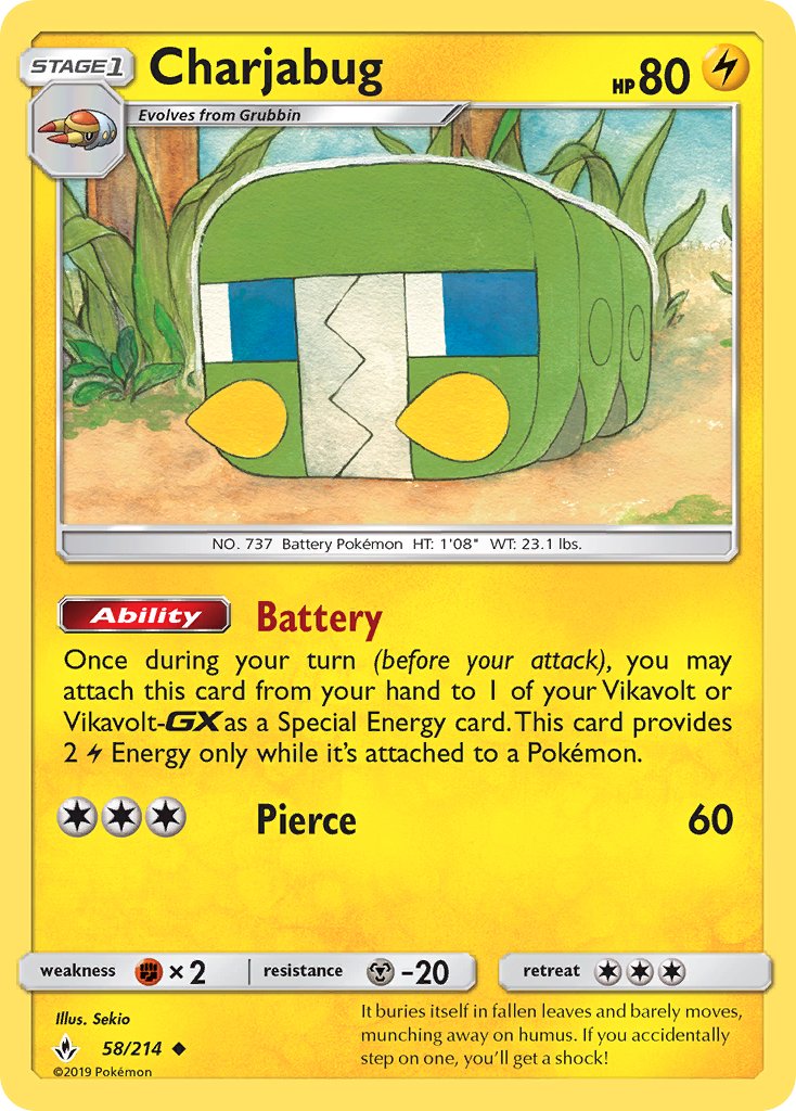 Charjabug 58/214 Uncommon