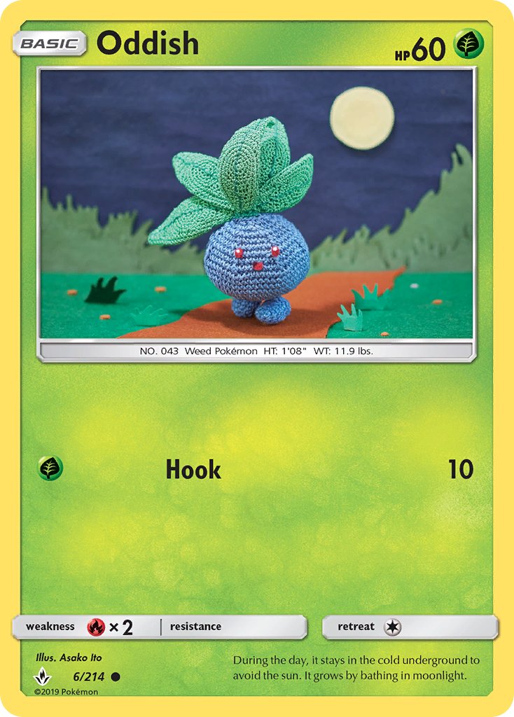 Oddish 6/214 Reverse Common