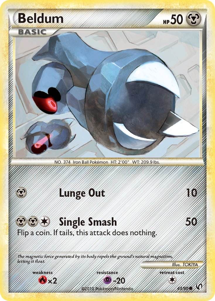 Beldum 43/90 Reverse Common - MissingNo.