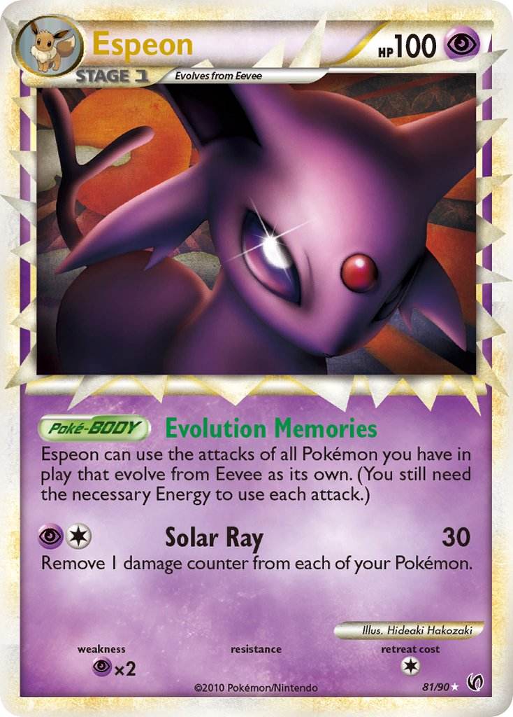 Espeon Prime 81/90 Holo Ultra Rare - MissingNo.