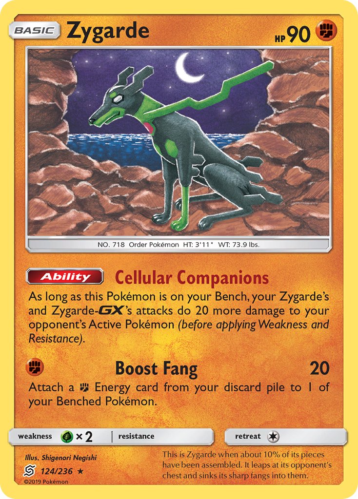 Zygarde 124/236 Non-Holo Rare - MissingNo.