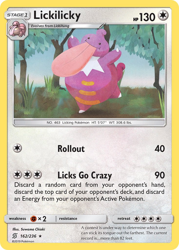 Lickilicky 162/236 Non-Holo Rare - MissingNo.