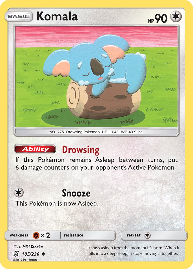 Komala 185/236 Reverse Uncommon - MissingNo.