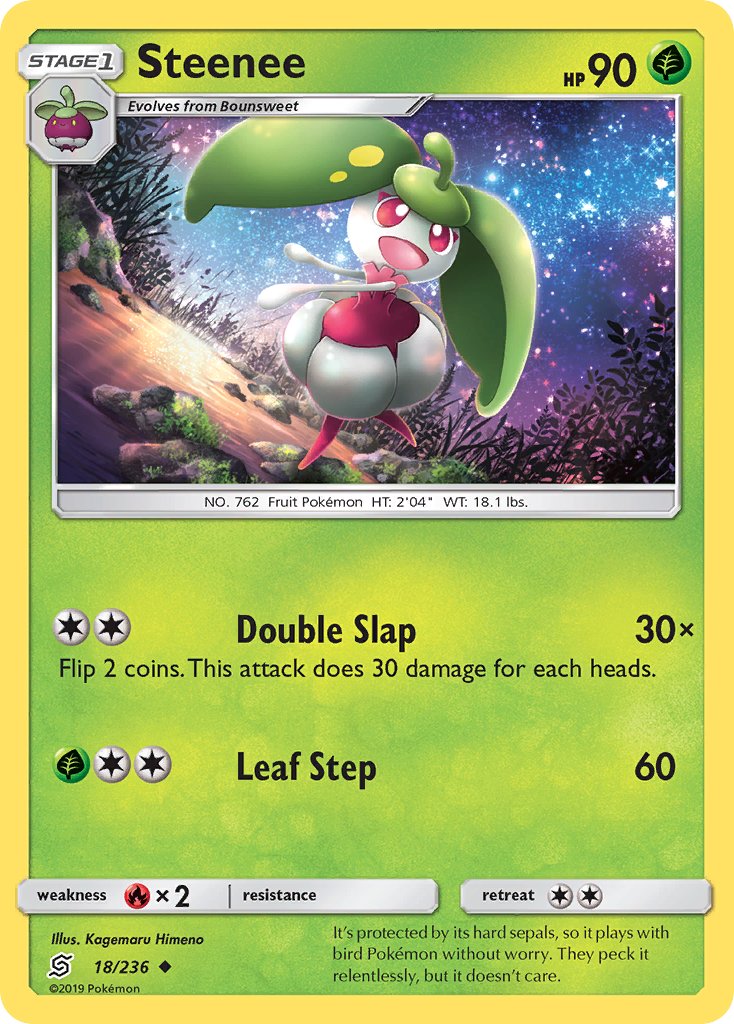 Steenee 18/236 Reverse Uncommon - MissingNo.