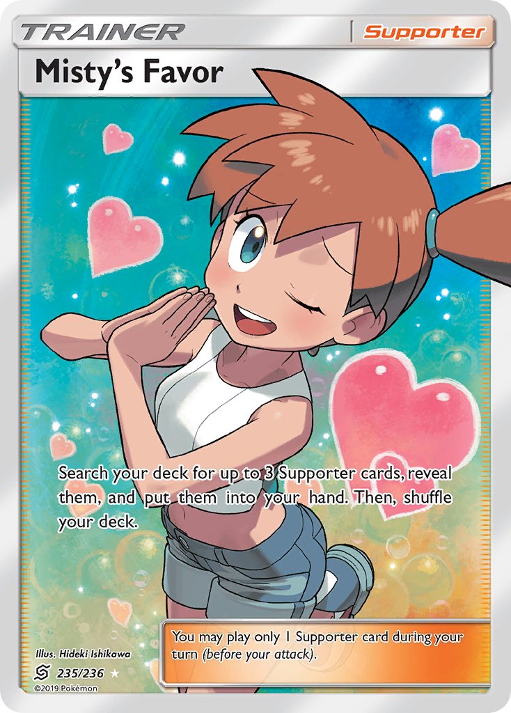 Misty's Favor 235/236 Holo Ultra Rare - MissingNo.
