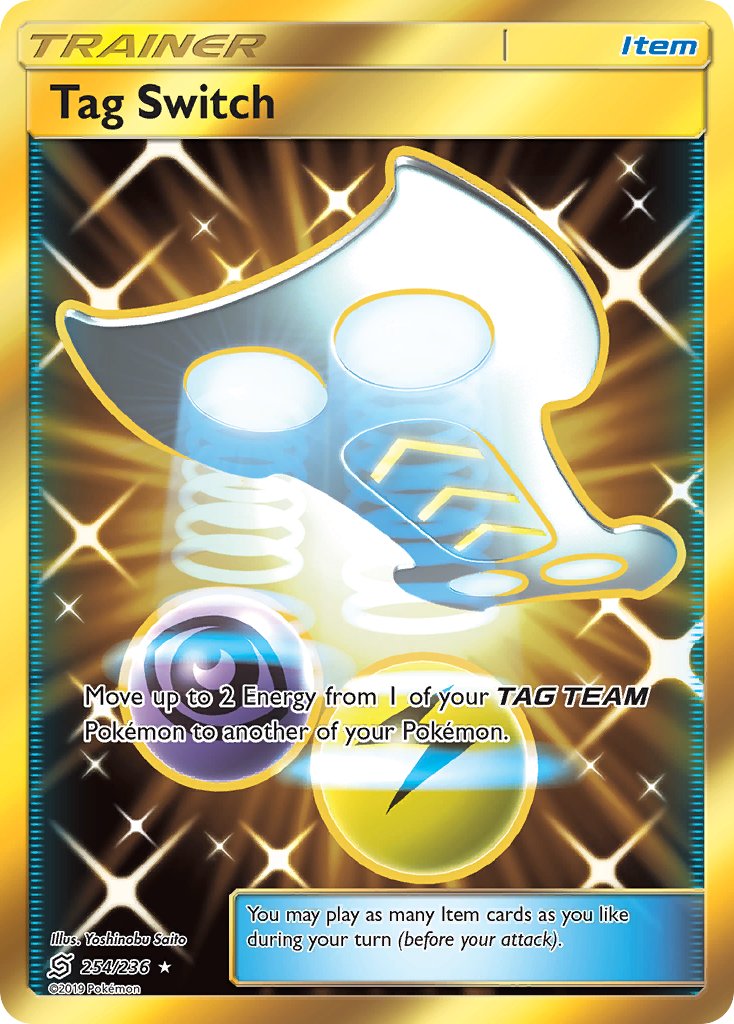 Tag Switch 254/236 Gold Secret Rare - MissingNo.