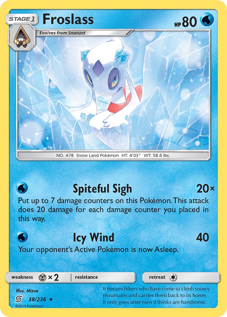 Froslass 38/236 Holo Rare - MissingNo.