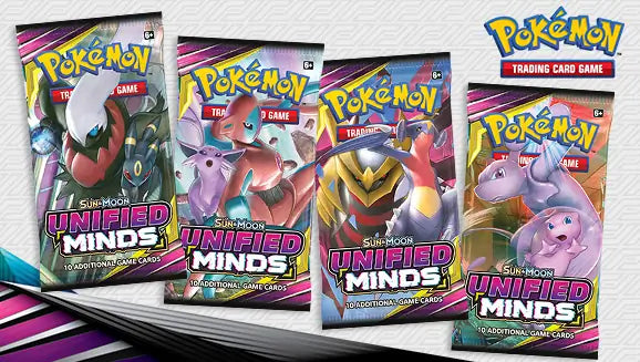 Unified Minds Booster Pack Pokemon Cards