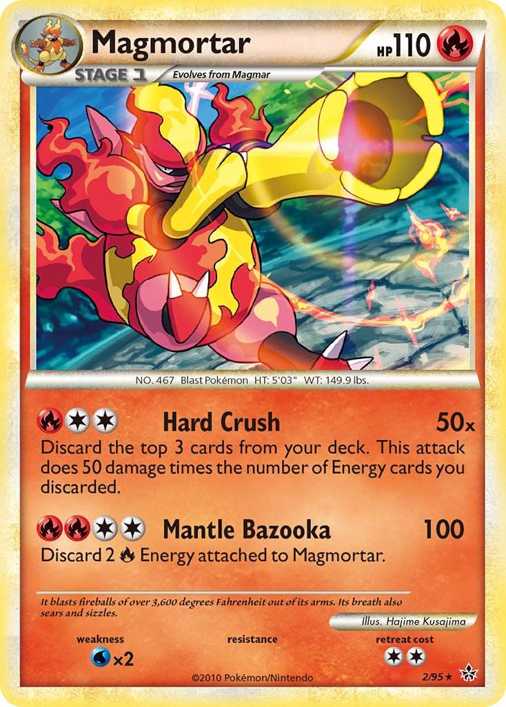 Magmortar 2/95 Holo Rare - MissingNo.