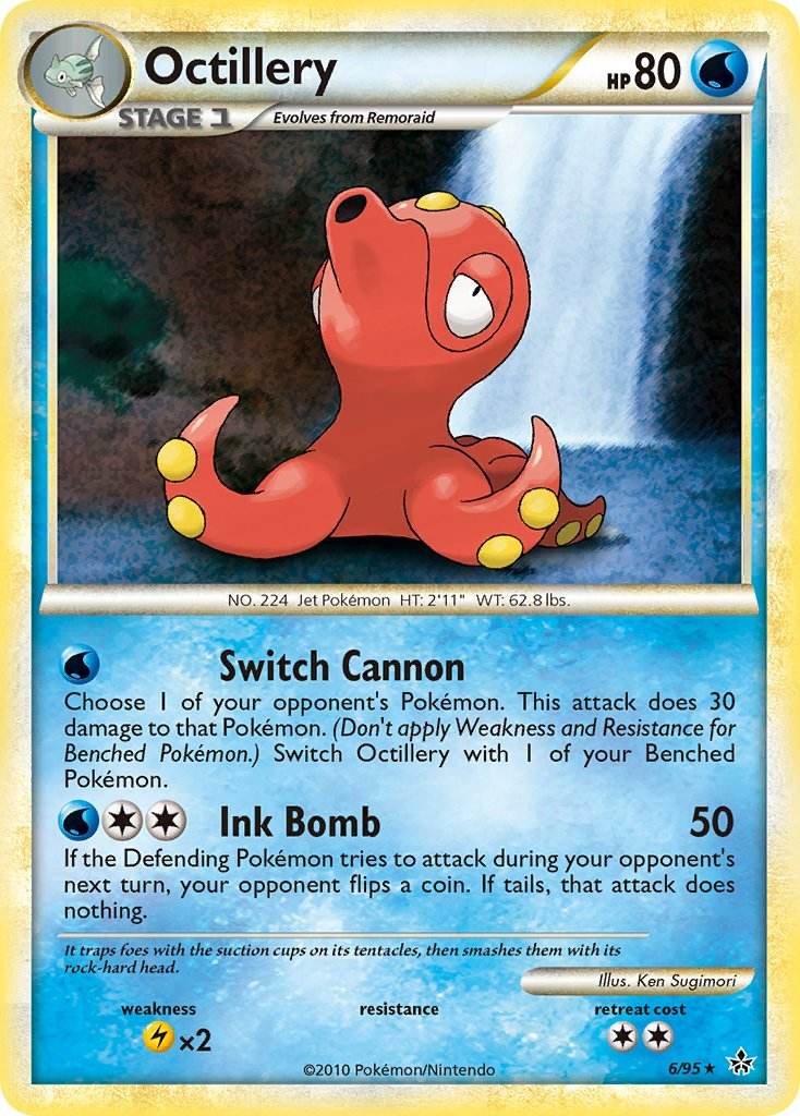 Octillery 6/95 Reverse Rare - MissingNo.