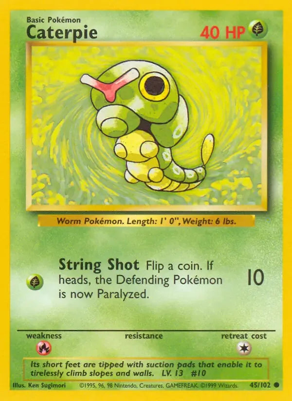 Caterpie 45/102 Common (LP) - MissingNo.