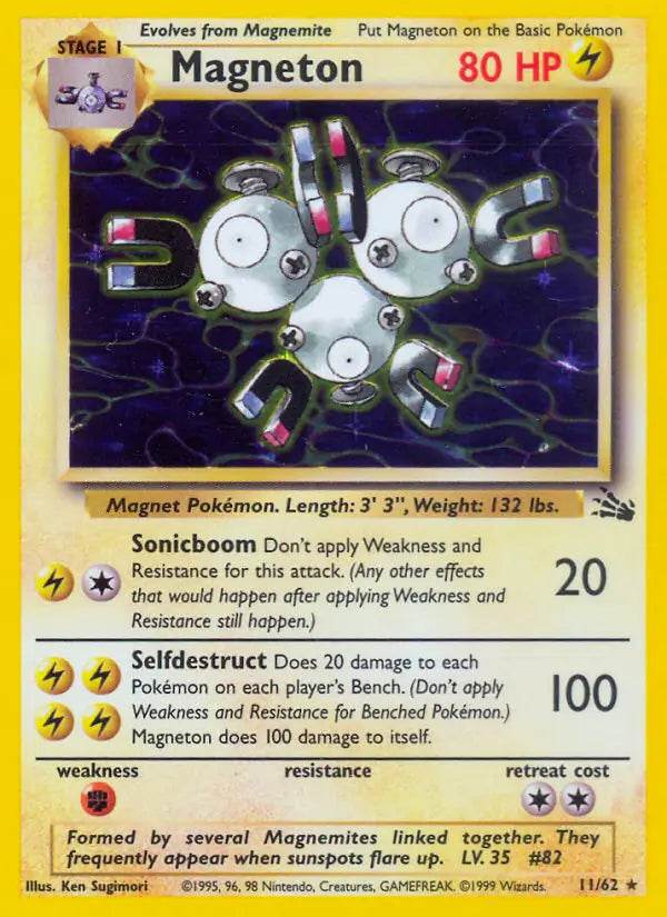 Magneton 11/62 Holo Rare - MissingNo.