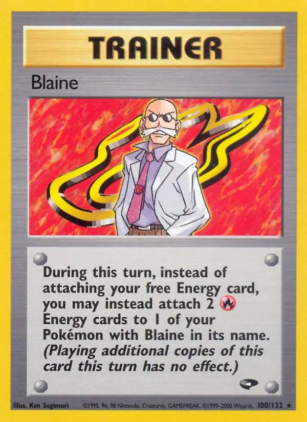Blaine 100/132 Non-Holo Rare - MissingNo.