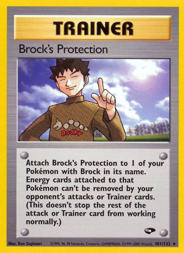 Brock's Protection 101/132 Non-Holo Rare - MissingNo.