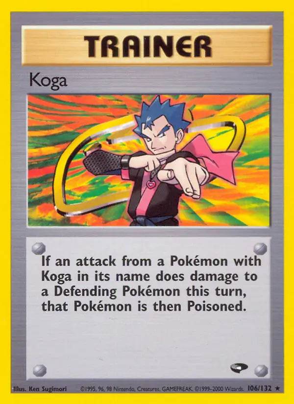 Koga 106/132 Non-Holo Rare - MissingNo.