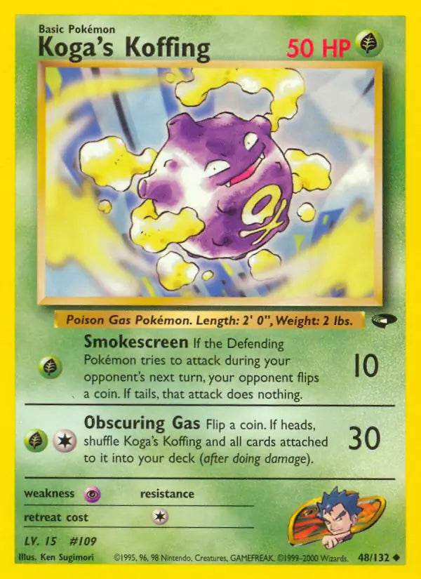 Koga's Koffing 48/132 Uncommon - MissingNo.