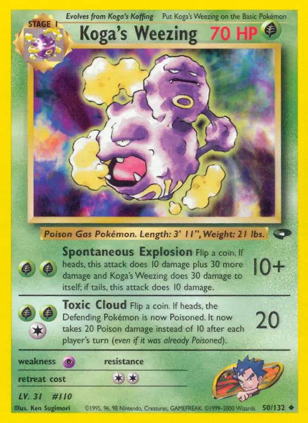 Koga's Weezing 50/132 Uncommon - MissingNo.