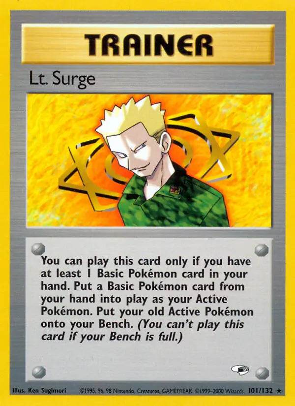 Lt. Surge 101/132 Non-Holo Rare - MissingNo.