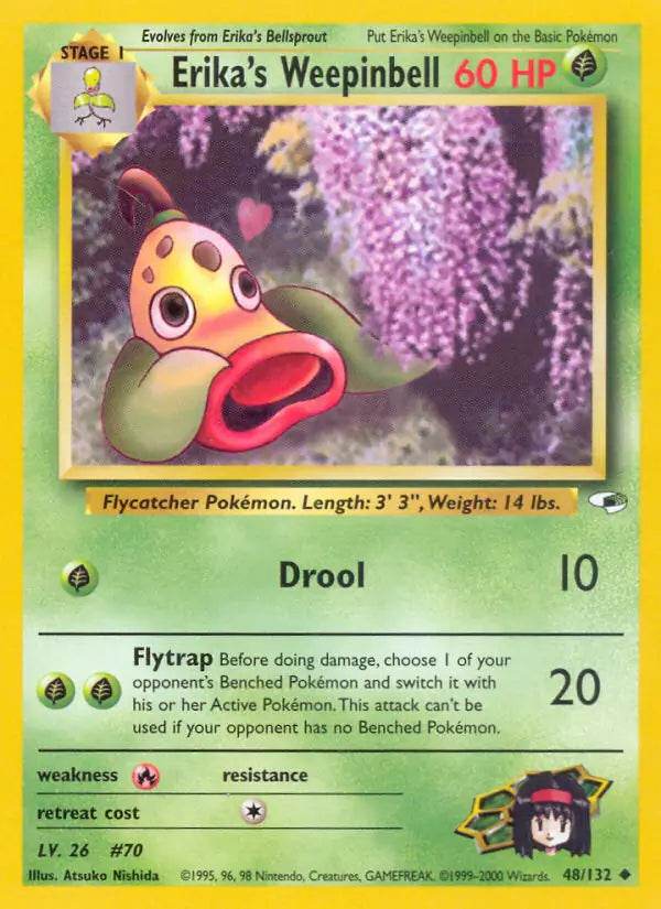 Erika's Weepinbell 48/132 Uncommon - MissingNo.