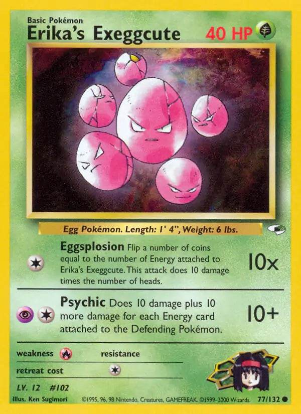 Erika's Exeggcute 77/132 Common - MissingNo.
