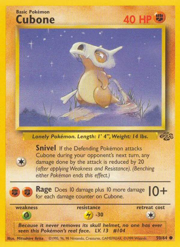 Cubone 50/64 Common (LP) - MissingNo.