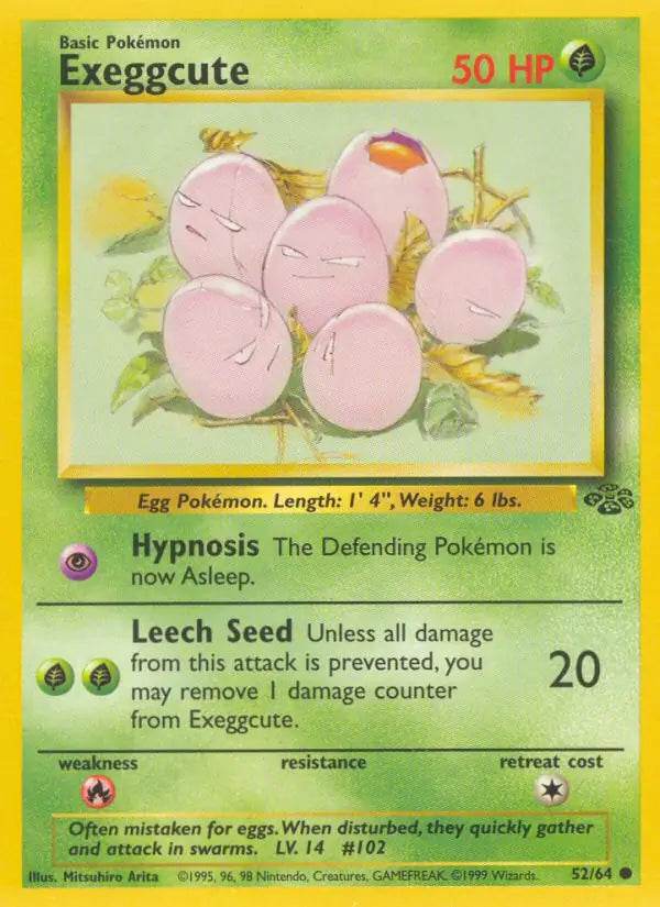 Exeggcute 52/64 Common (LP) - MissingNo.