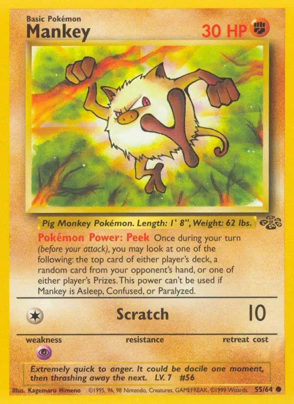 Mankey 55/64 Common (LP) - MissingNo.