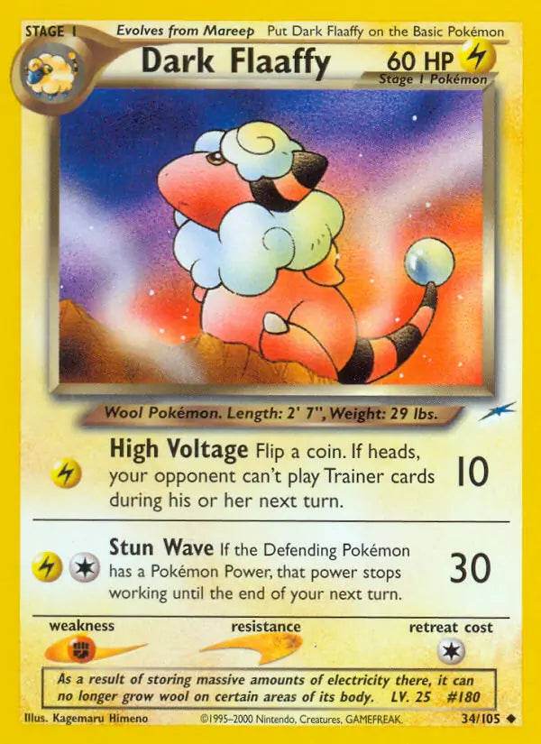Dark Flaaffy 34/105 Uncommon - MissingNo.