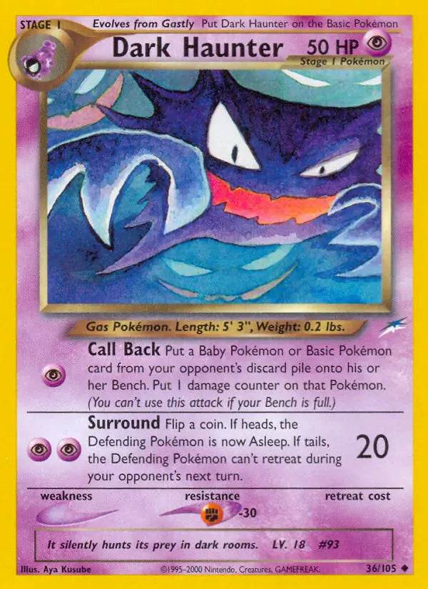 Dark Haunter 36/105 Uncommon - MissingNo.