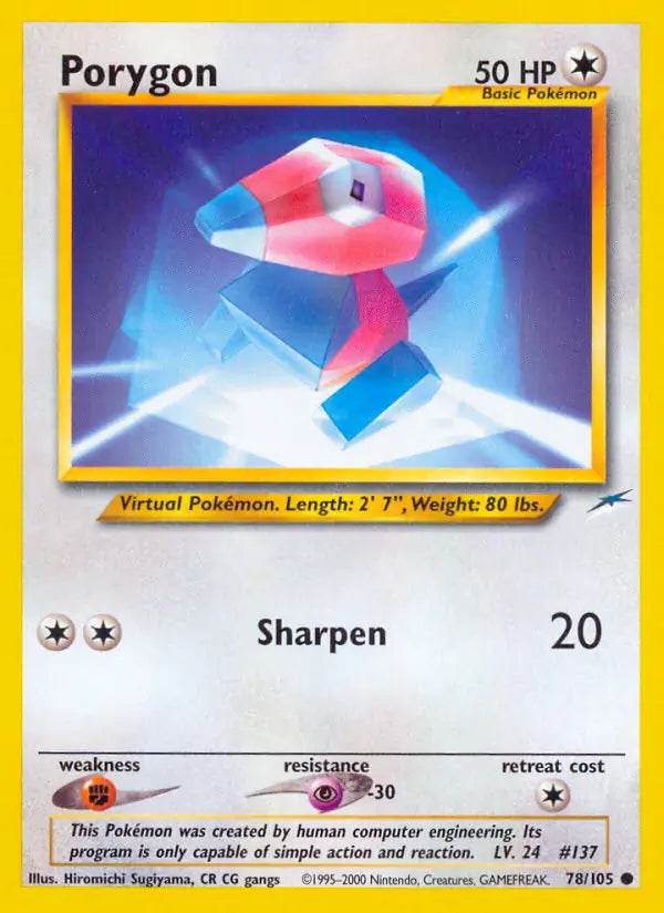 Porygon 78/105 Common - MissingNo.