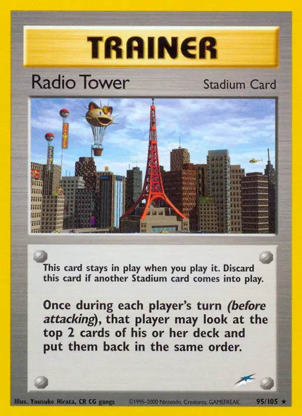 Radio Tower 95/105 Non-Holo Rare - MissingNo.