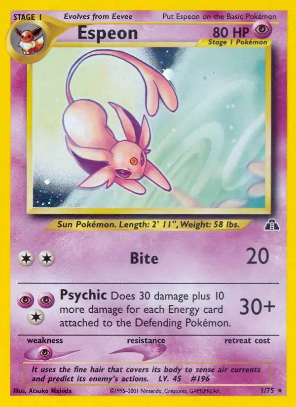 Espeon 1/75 Holo Rare - MissingNo.