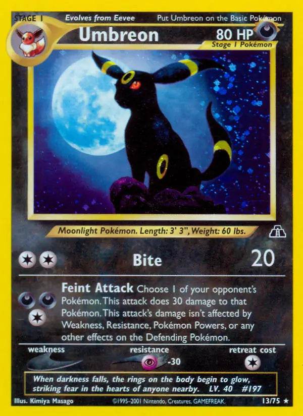 Umbreon 13/75 Holo Rare - MissingNo.