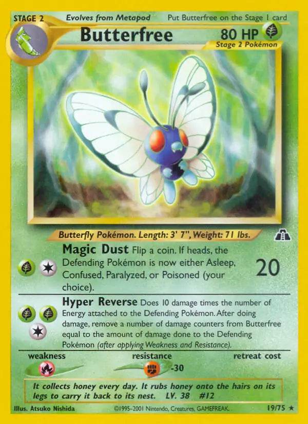 Butterfree 19/75 Non-Holo Rare - MissingNo.