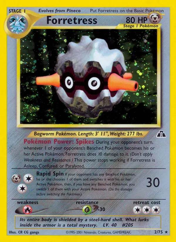 Forretress 2/75 Holo Rare - MissingNo.