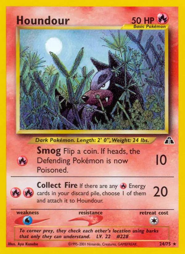 Houndour 24/75 Non-Holo Rare - MissingNo.