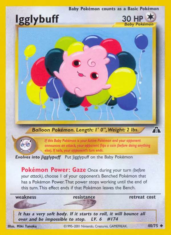 Igglybuff 40/75 Uncommon - MissingNo.