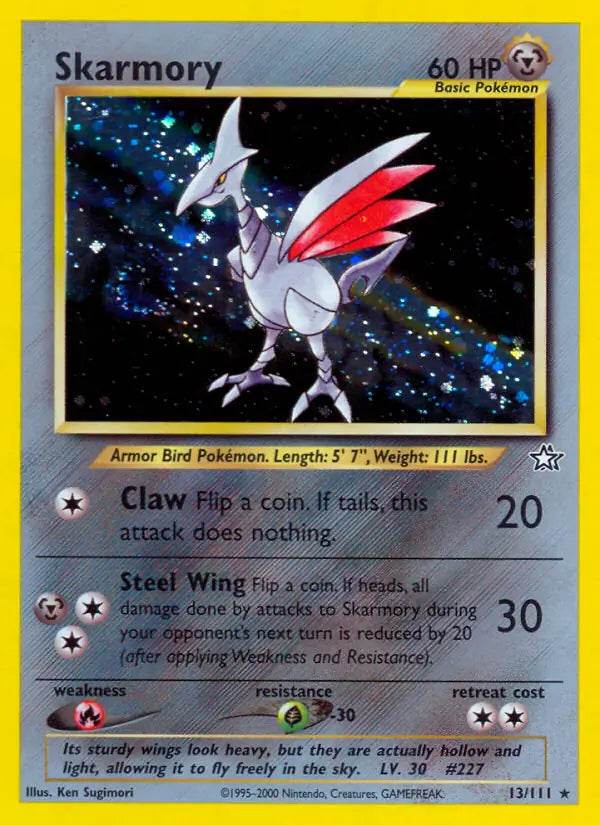 Skarmory 13/111 Holo Rare - MissingNo.