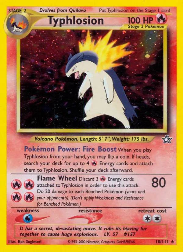 Typhlosion 18/111 Holo Rare - MissingNo.